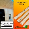 Евровагонка сосна/хвоя (сорт С) 12,5*90*2000 мм