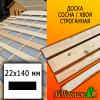 Доска 22*140*2000 мм сосна/хвоя (сорт ВС) сух. строг. профилированная